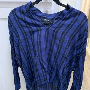 Madewell Plaid Top